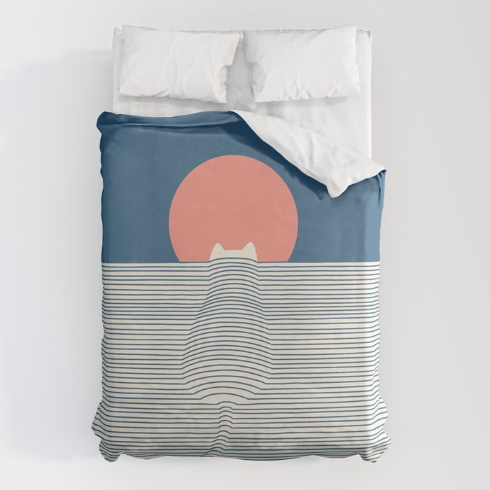 Cat Landscape 77 Duvet Cover Gallery Image 6