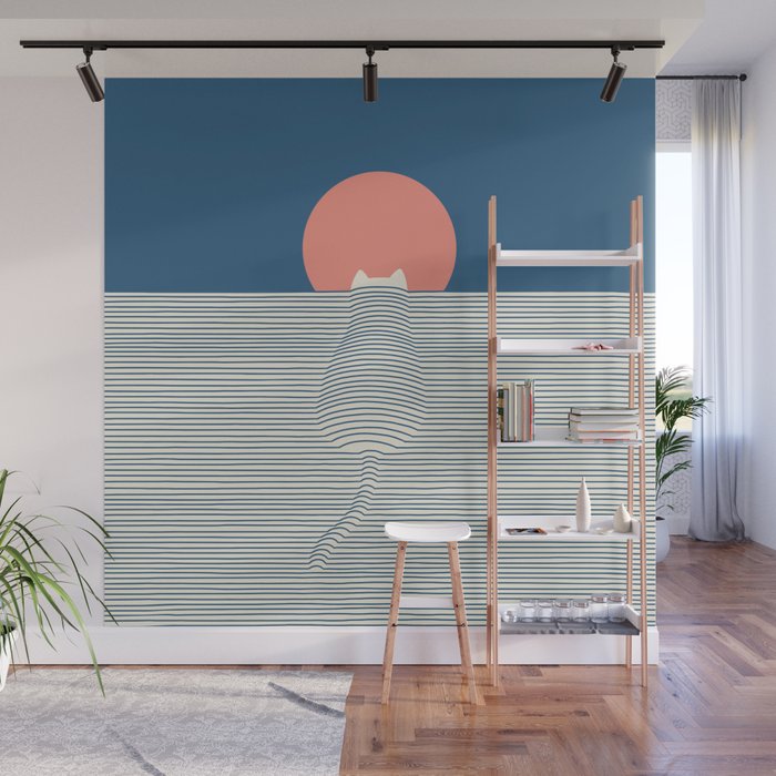 Cat Landscape 77 Wall Mural Gallery Image 1