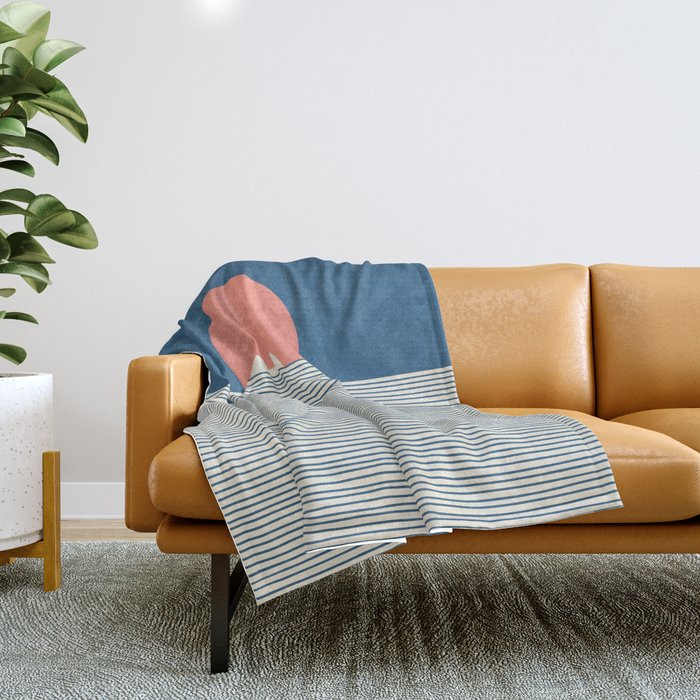 Cat Landscape 77 Throw Blanket Gallery Image 1