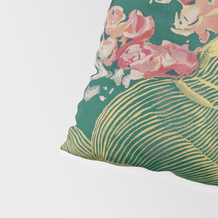 Fantasy Art Deco Woman With Pet Tiger Self culture (edited) - The Werner Company - 1890-1900 Pillow Sham Gallery Image 4