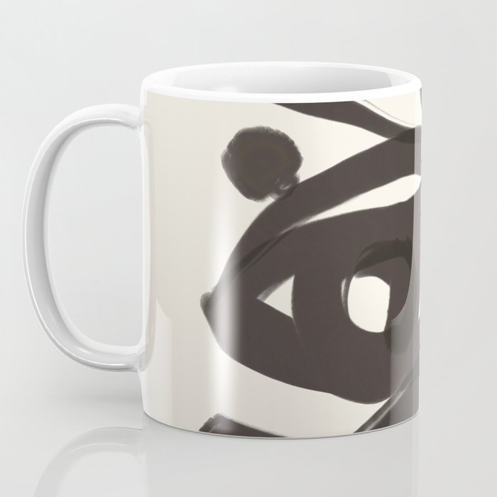 Abstract line art eyes 3 Coffee Mug Gallery Image 3