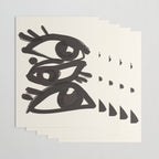 Abstract line art eyes 3 Wrapping Paper Gallery Image 3