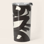 Abstract line art eyes 3 Travel Mug Gallery Image 2