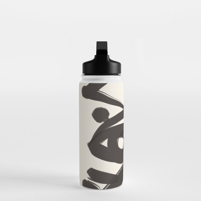 Abstract line art eyes 3 Water Bottle Gallery Image 3