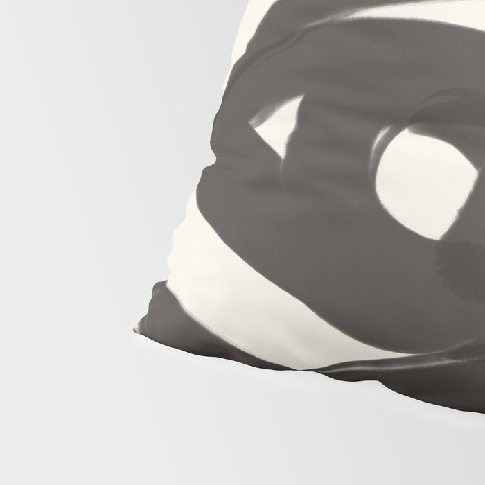 Abstract line art eyes 3 Pillow Sham Gallery Image 4