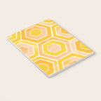 Golden Geometric Tiles Watercolor Notebook Gallery Image 3