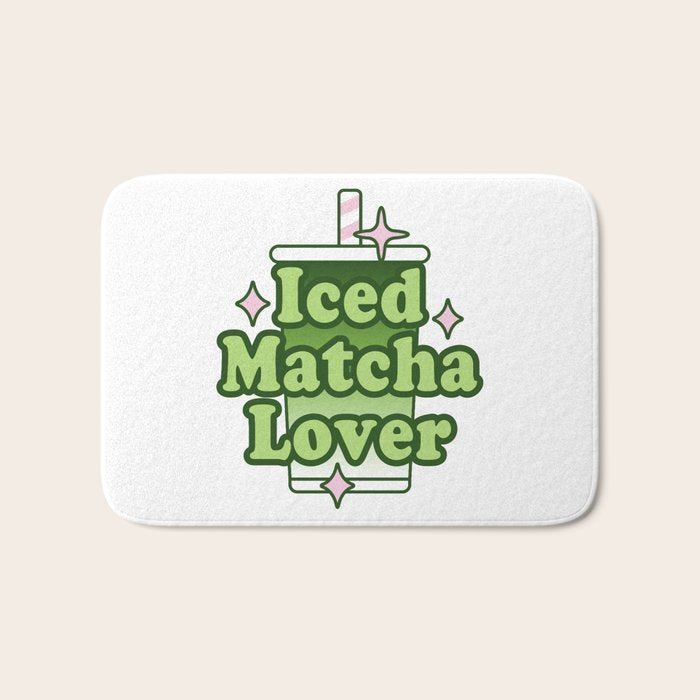 Iced Matcha Lover Bath Mat Gallery Image 1