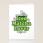 Iced Matcha Lover Stationery Card Gallery Image 2