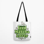 Iced Matcha Lover Tote Bag Gallery Image 2