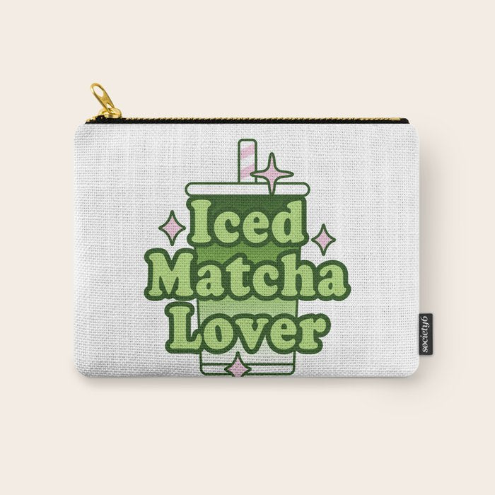 Iced Matcha Lover Carry All Pouch Gallery Image 1