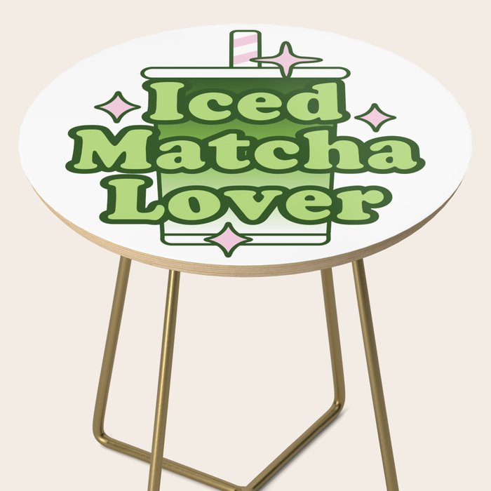 Iced Matcha Lover Side Table Gallery Image 2