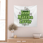 Iced Matcha Lover Wall Tapestry Gallery Image 2