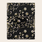 Elegant Antique Baroque Black & Gold Scroll Pattern Notebook Gallery Image 4