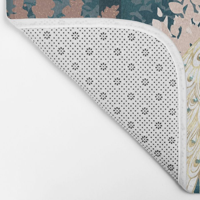 Peacock Garden II Bath Mat Gallery Image 2