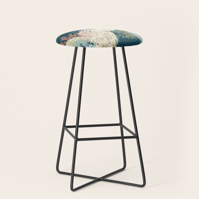 Peacock Garden II Stool Gallery Image 1