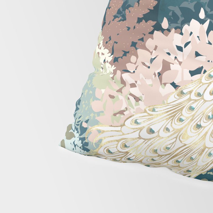 Peacock Garden II Pillow Sham Gallery Image 4