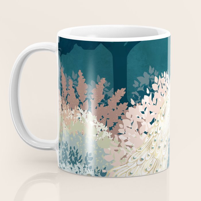 Peacock Garden II Coffee Mug Gallery Image 3