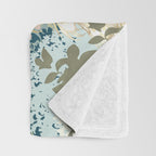 Peacock Garden II Throw Blanket Gallery Image 3