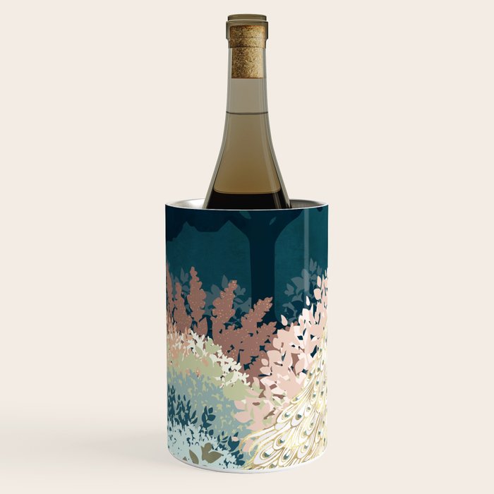 Peacock Garden II Wine Chiller Gallery Image 2