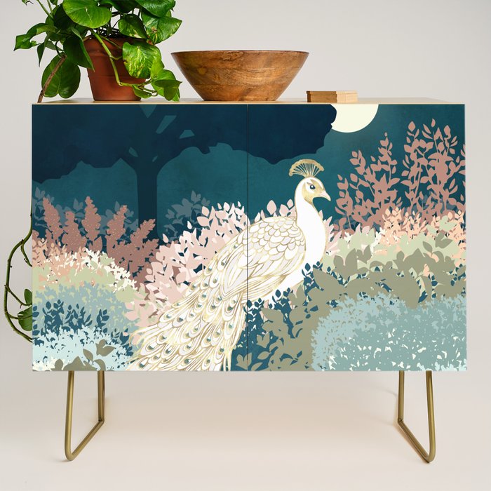Peacock Garden II Credenza Gallery Image 1