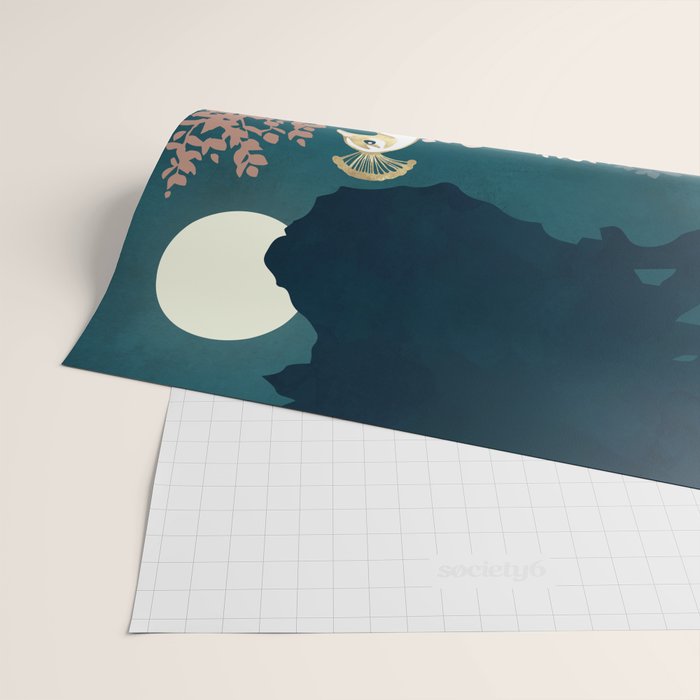 Peacock Garden II Wrapping Paper Gallery Image 2