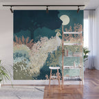Peacock Garden II Wall Mural Gallery Image 1