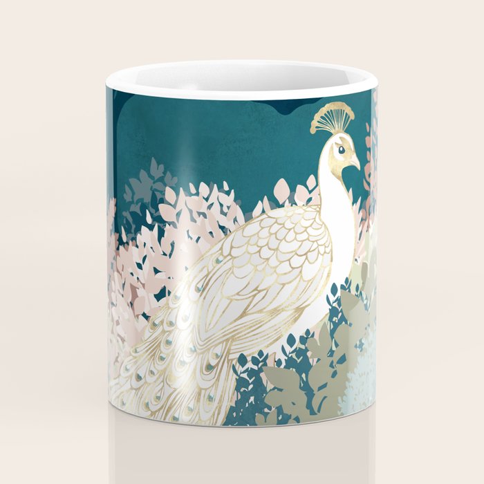 Peacock Garden II Coffee Mug Gallery Image 4