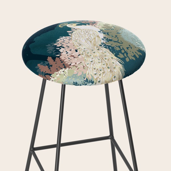 Peacock Garden II Stool Gallery Image 2