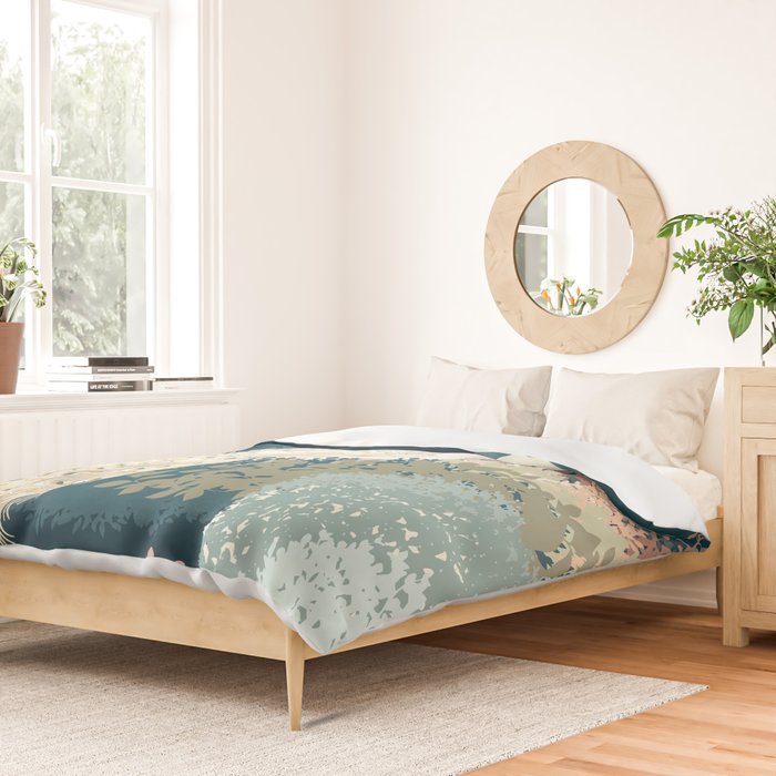 Peacock Garden II Duvet Cover Gallery Image 2