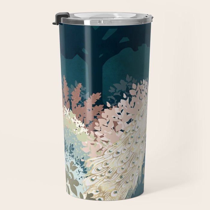Peacock Garden II Travel Mug Gallery Image 3