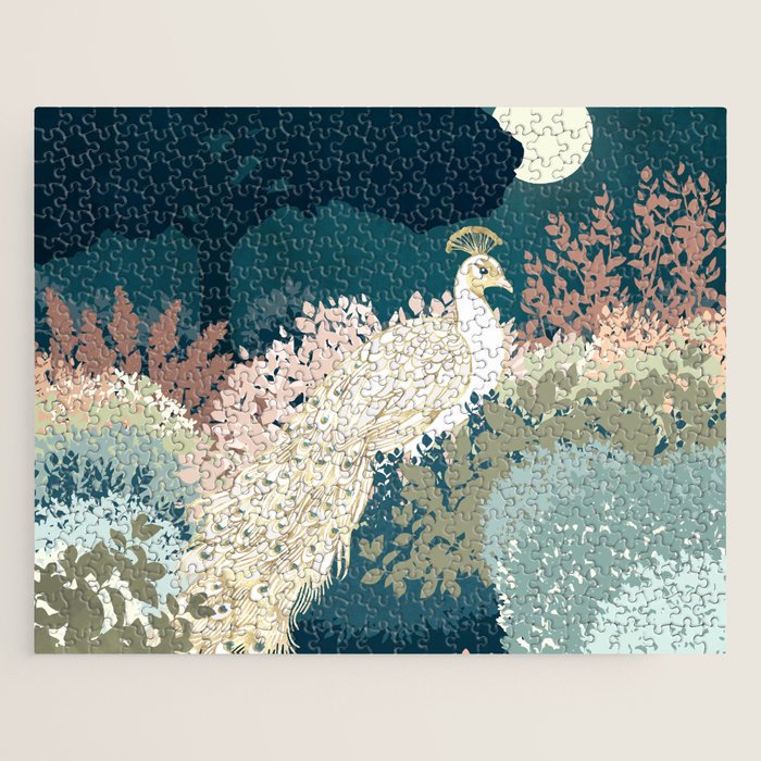 Peacock Garden II Jigsaw Puzzle Gallery Image 1
