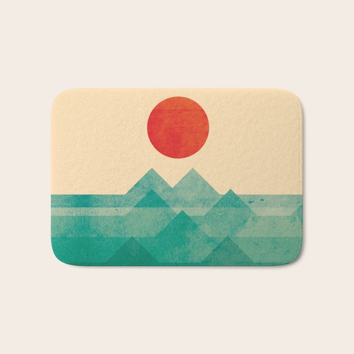 The ocean, the sea, the wave Bath Mat Gallery Image 1