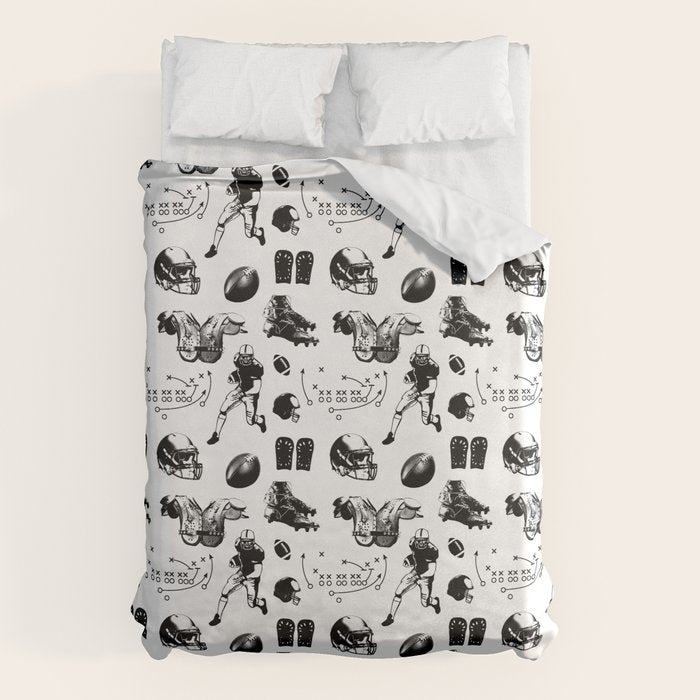 American Football Duvet Cover Gallery Image 1
