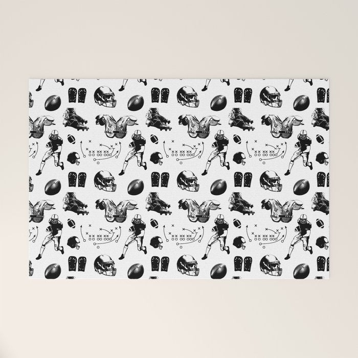 American Football Welcome Mat Gallery Image 1