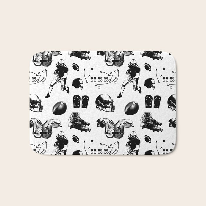 American Football Bath Mat Gallery Image 1