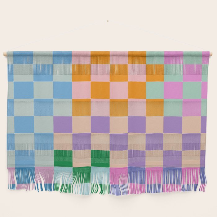 Checkerboard Collage Wall Hanging Gallery Image 1