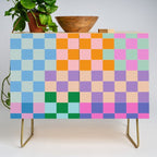 Checkerboard Collage Credenza Gallery Image 1