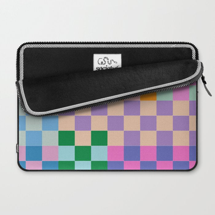 Checkerboard Collage Laptop Sleeve Gallery Image 2