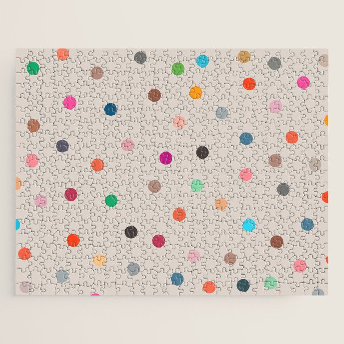 vintage dots 35 Jigsaw Puzzle Gallery Image 1