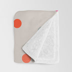 vintage dots 35 Throw Blanket Gallery Image 3