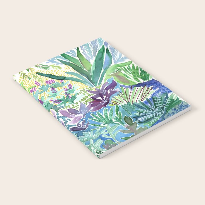 Tropical Garden Watercolor Notebook Gallery Image 2