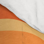 Mod Swirl Retro Abstract Pattern Orange Tangerine Yellow Comforter Gallery Image 4