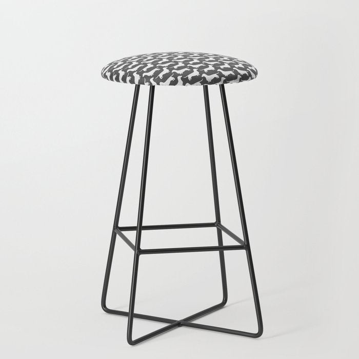 Dachshund Silhouette(s) Wiener Dog Stool Gallery Image 1