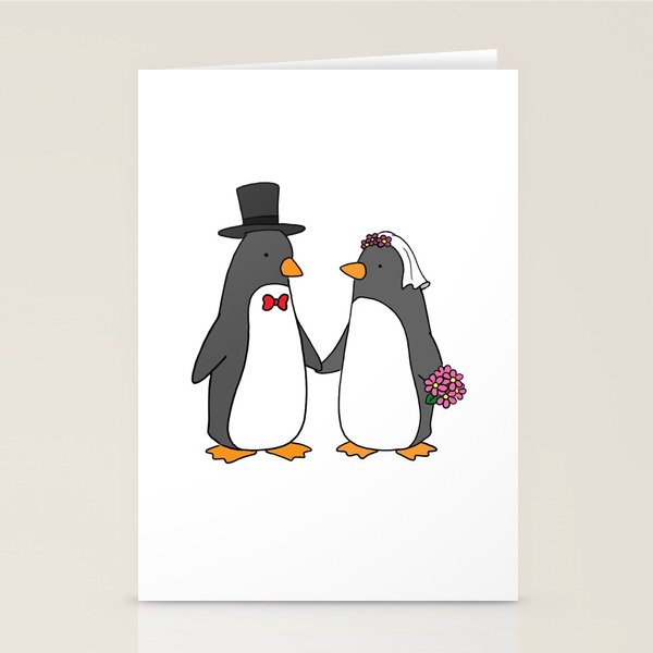 PENGUINS Stationery Card