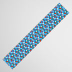 Strawberries Galore Pattern On Blue Table Runner Gallery Image 3