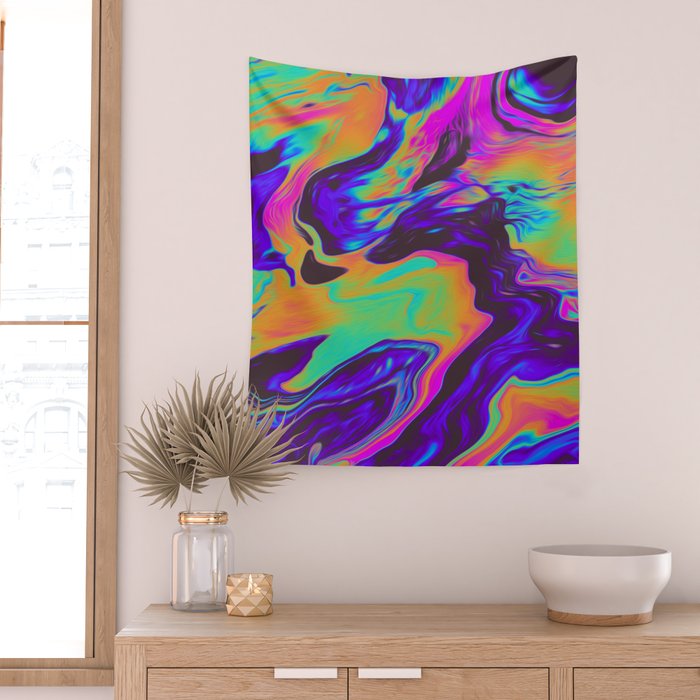 YOU LOOK LIKE YOU'VE BEEN FOR BREAKFAST AT THE HEARTBREAK HOTEL Wall Tapestry Gallery Image 2