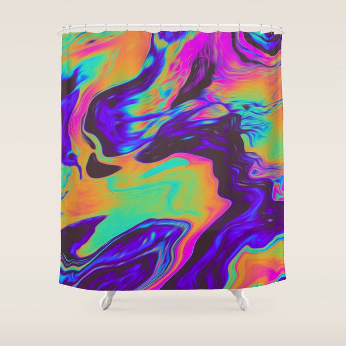 YOU LOOK LIKE YOU'VE BEEN FOR BREAKFAST AT THE HEARTBREAK HOTEL Shower Curtain Gallery Image 1