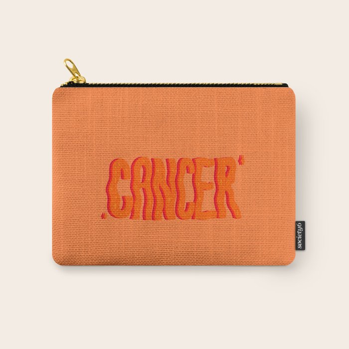 Wavy Cancer Carry All Pouch Gallery Image 1