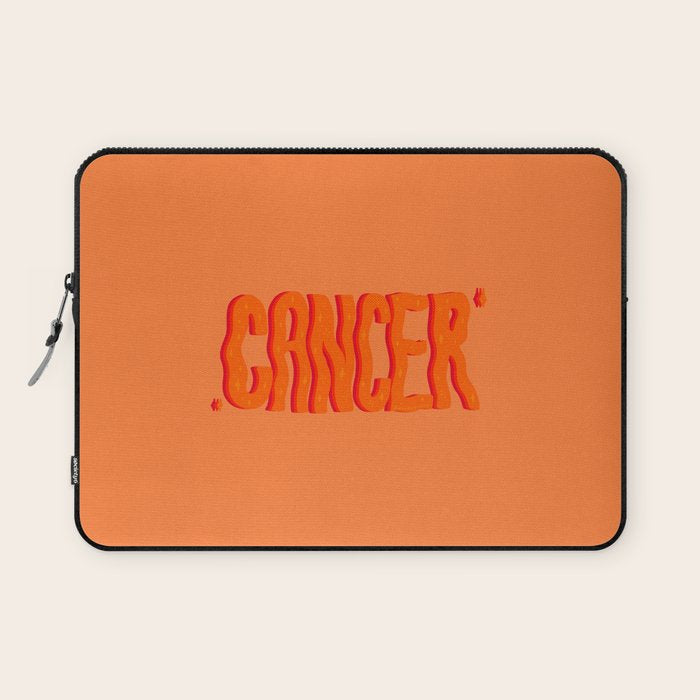 Wavy Cancer Laptop Sleeve Gallery Image 1