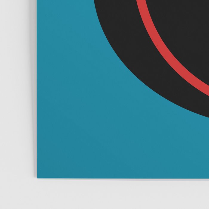 Mid Century Modern Geometric Abstract Poster Gallery Image 3